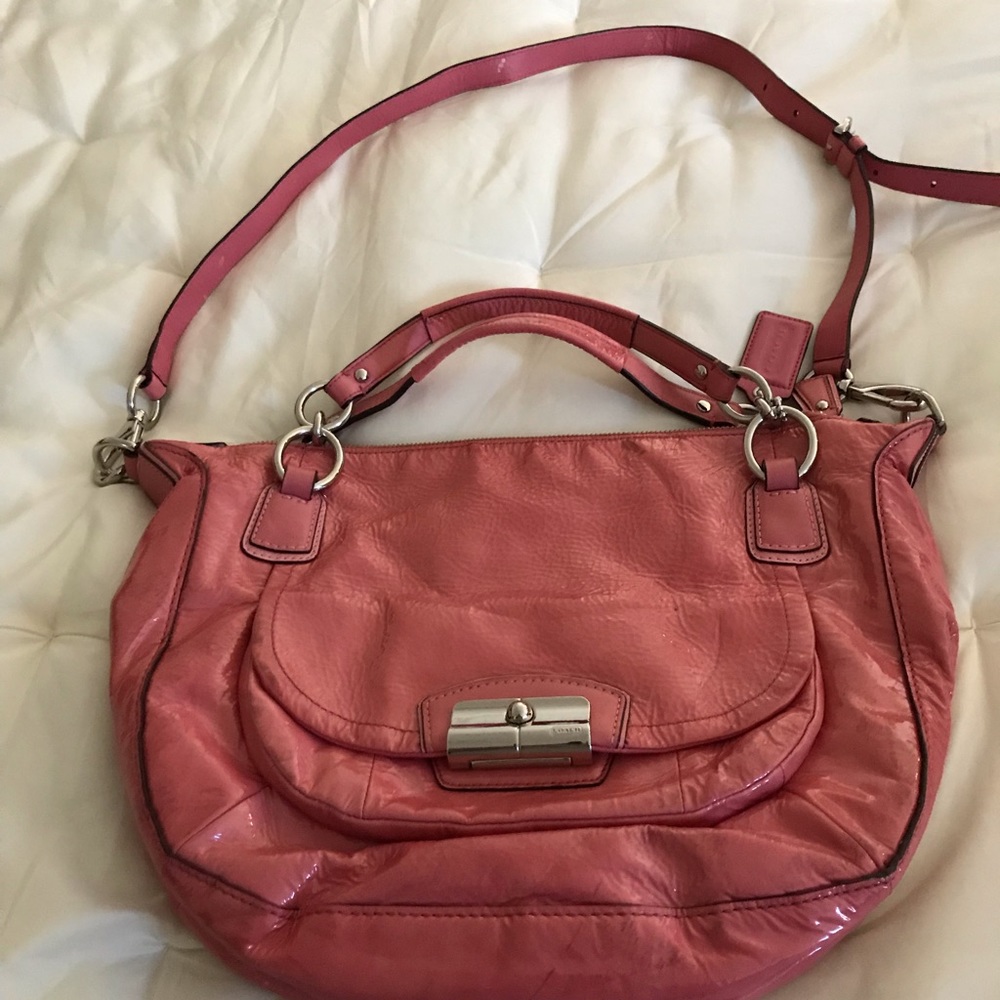 Coach patent leather purse